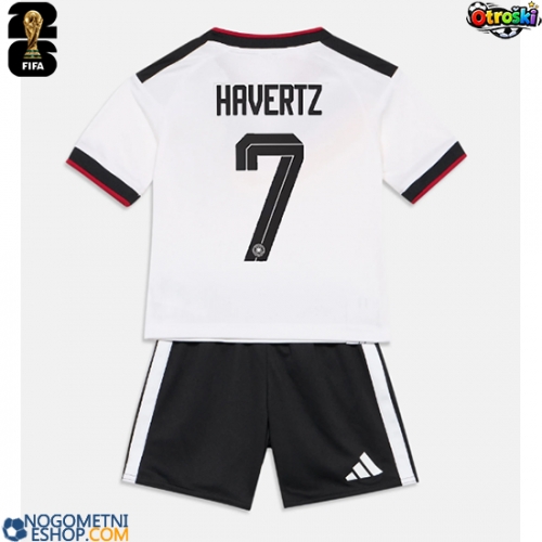 Otroški Nogometni dresi Nemčija Kai Havertz #7 Domači SP 2026 Kratek Rokav (+ Kratke hlače)